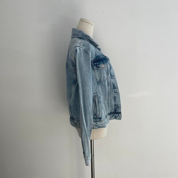 Paige Classic Light Wash Denim Jacket | Women’s Size Small - Picture 2 of 4